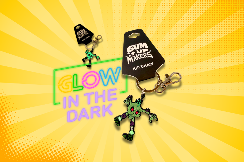 Skoblin Rubber Keychain
